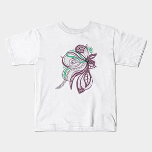 Flower green Kids T-Shirt